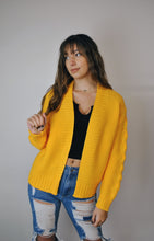 Load image into Gallery viewer, YELLOW CARDIGAN
