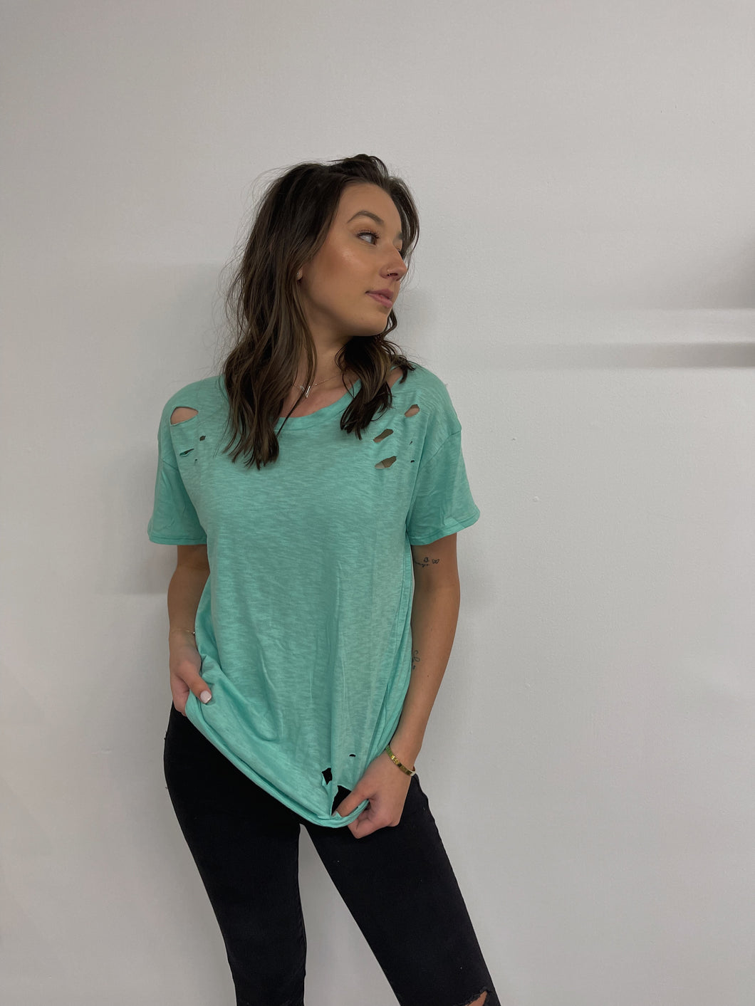 DRESSED RIGHT MINT TEE